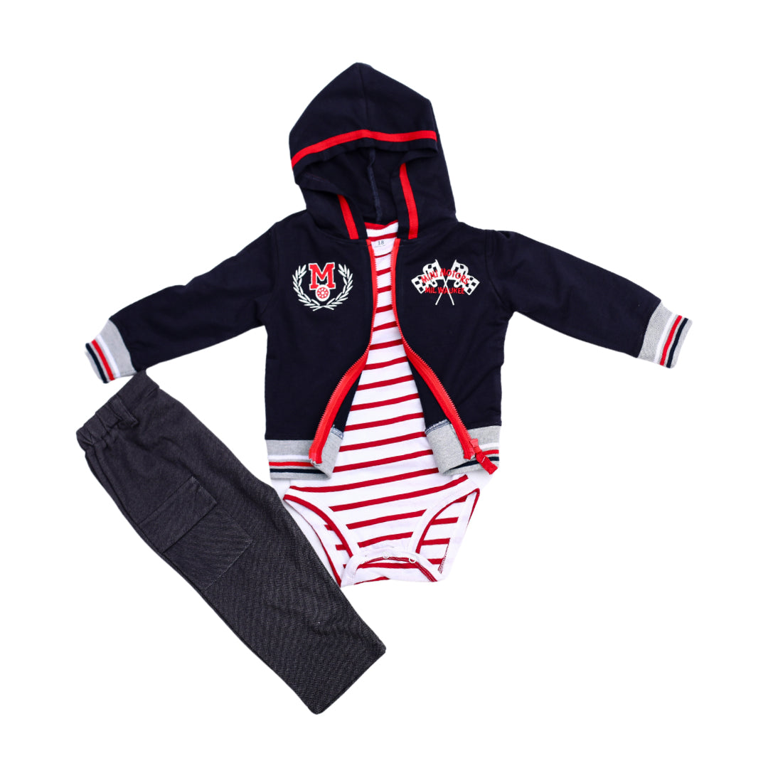 G00001┃BABY BOY IMPORTED  3 Pcs SUIT