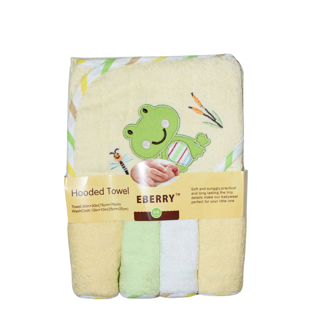 BC0005┃BATH TOWEL & 4 FACE TOWEL SET