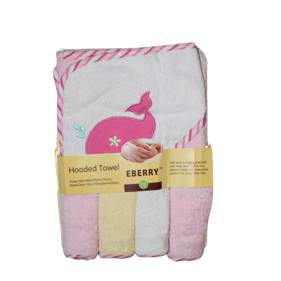 BC0005┃ATH TOWEL & 4 FACE TOWEL SET